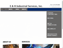 Tablet Screenshot of eh-industrialservices.com